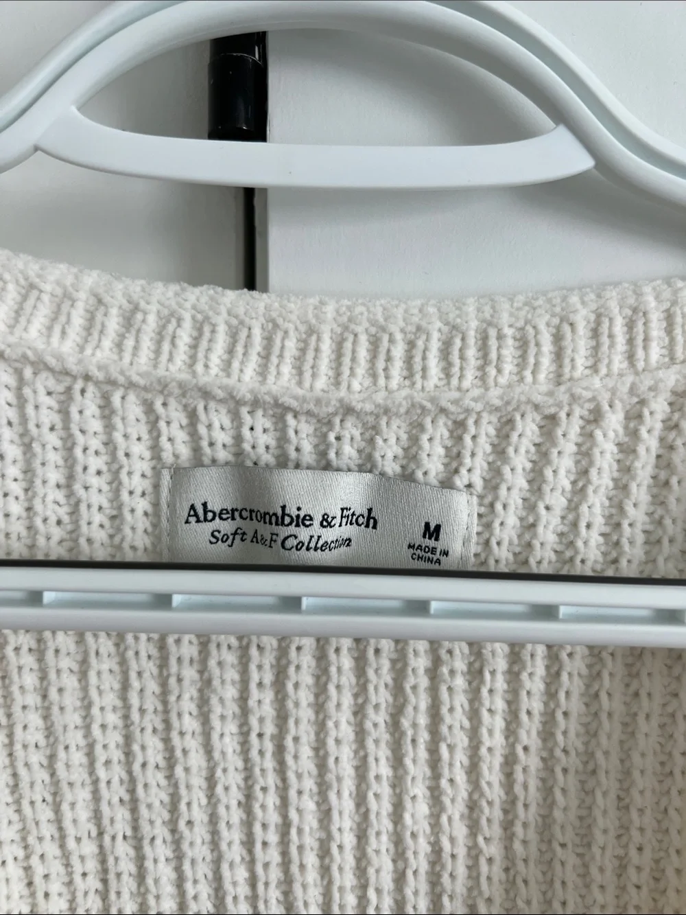 Abercrombie & Fitch Cream/white soft collection Knit Sweater